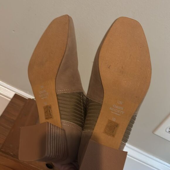 Oasis society Women's Tan Ankle Boots size 10 - Picture 5 of 7